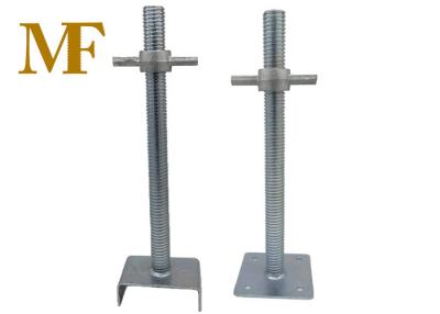 China Adjustable Steel Hollow Scaffold Screw Jack  / U Type Head Jack 2.6-5.6kg/pcs Weight for sale