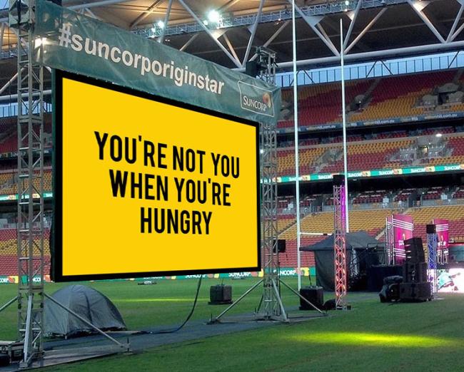 outdoor rental led screen