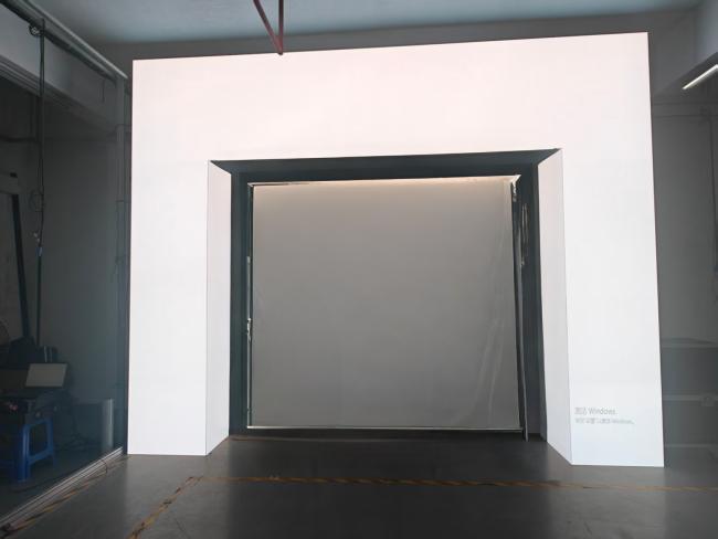 Indoor HD GOB LED Panel installation example in commercial setting