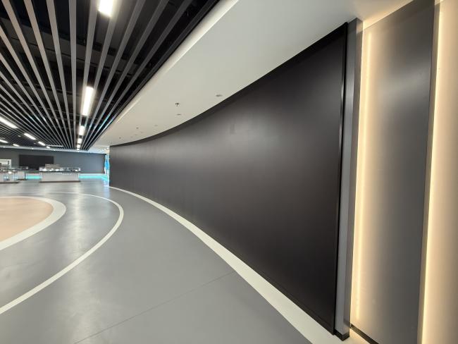 Real-world installation example of COB LED display