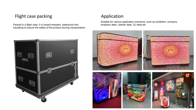 GOB P1.86 LED Display product highlights illustration
