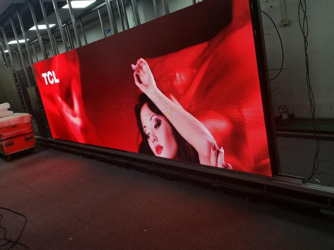 X Series rental LED display installed at a live event venue with vibrant stage visuals