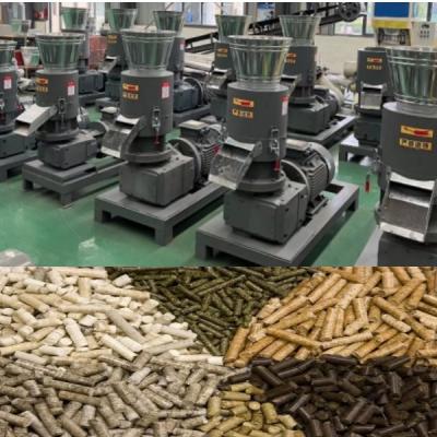 Chine 200-500kg par machine en bois de moulin de granule de rouleau mobile de machine de granule en bois de sciure d'heure pour l'usage industriel à vendre