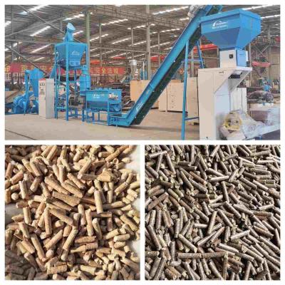 China Industial 1~10T/H Biofuel Wood Pellet Production Line To Make Pellet For Heating for sale