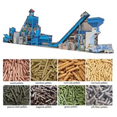 Chine Chaîne de production de granule de biomasse de rendement élevé granule de sciure de 800kg/H faisant le moulin à vendre