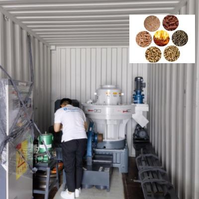 China Linha de produção combustível da pelota da biomassa da grande capacidade Straw Pellet Making Machine à venda