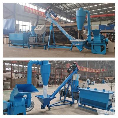 China 250~800kg/H Wood Pellet Maker Industrial Biomass Pellet Mill Plant for sale