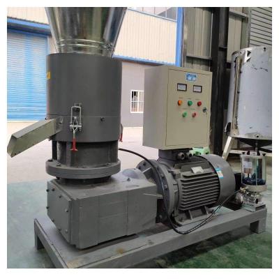 China 500kg/H Flat Die Wood Pellet Mill 380V Wood Pellet Production Machine CE for sale