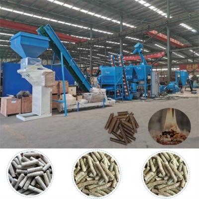 China 800-900Kg/H Wood Pellet Line Biomass Fuel Wood Pellet Maker Machine for sale