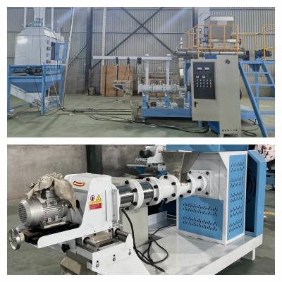 China 5.5-160KW Dry Type Fish Feed Extruder Safe Small Fish Feed Making Machine for sale