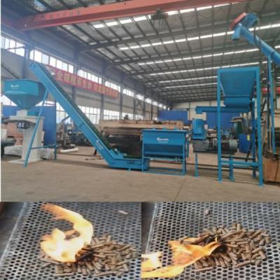 China Heating Biomass Pellet Production Line 30mm Biomass Wood Pellet Machine for sale