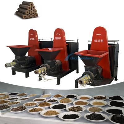 China A madeira desperdiça o carvão amassado da serragem da máquina da ladrilhagem da imprensa de pistão que faz o carvão vegetal da máquina à venda