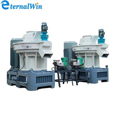 China 60-200kw Wood Pellet Production Line Flat Die Pellet Mill And Roller Wearing Parts for sale
