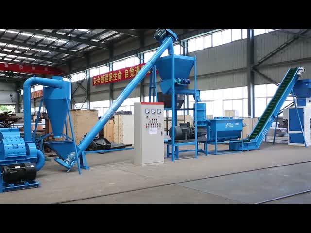 Flat Die Biomass Production Line 6-8MM 0.5-10t/H Straw Pellet Production Line