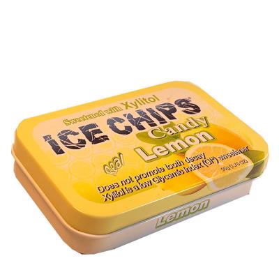 China El envase 4C de Tin Box Ice Chip Tin de la categoría alimenticia imprimió la pequeña lata de la menta con la bisagra en venta