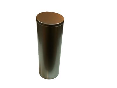 China Plain Cylindroid Promotional Tin Cans , 0.25mm Tinplate Container for sale