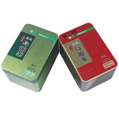 China Personalized Tin Tea Canisters For Oolong Tea Metal Tinplate Cans for sale