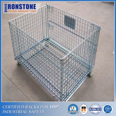 China Alambre ajustable modificado para requisitos particulares de alta calidad Mesh Steel Warehouse Storage Shelves en venta