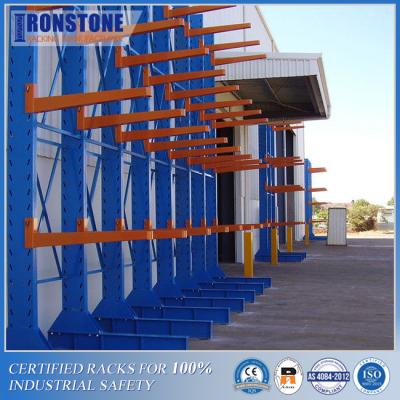 China High Strength Steel Heavy Duty Industrial Cantilever Rack For Long Items Storage for sale