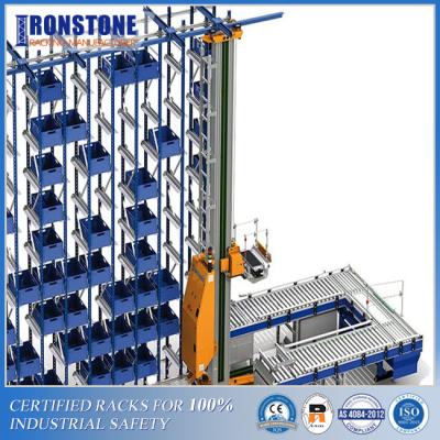 China Smart Automatic Storage And Retrieval System Of Warehouse Racking Solution for sale