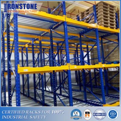 China FIFO Automatic Gravity Theory Carton Flow Racking System for sale