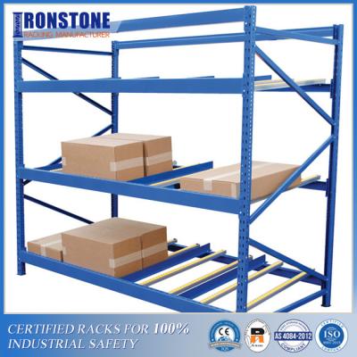 China Industrial Gravity-driven Carton Flow Shelf Racking for Convenient Storage for sale