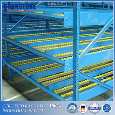 China Multi-Level Gravity Carton Flow Logistic Rack For Reducing Damage for sale
