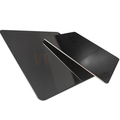 China 1000mm Super Mirror Stainless Steel Sheet SuS 201 Cold Rolled 8k Black Titanium Coated for sale
