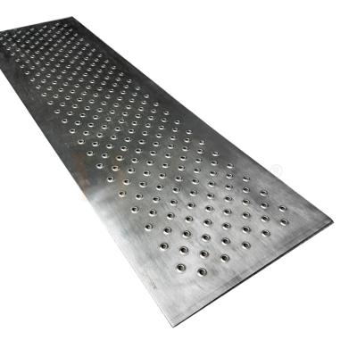 China A240 201 304 316 2mm Perforated Stainless Steel Sheet Hairline Finished for sale