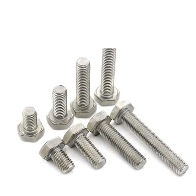 China M50x150 Inconel 718 Material High Temperature Alloy GH 4169 Stainless Steel Fasteners Full Thread Hex Bolt for sale