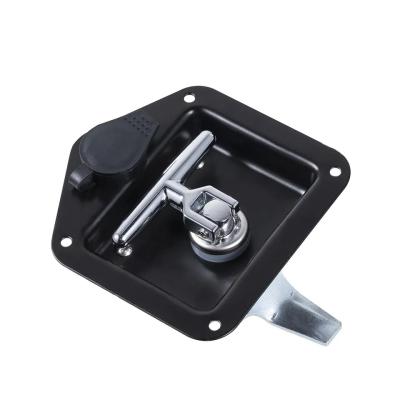 China Cabinet Stainless Steel T Handle Latch Mirror Polish Truck Trailer Lock for sale