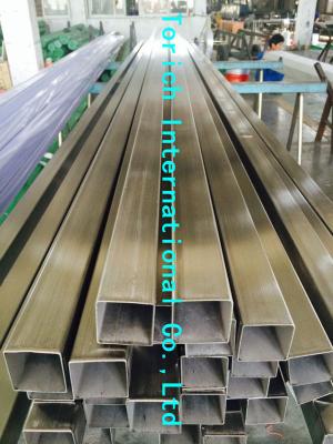 China Rectangular Welded Stianless Steel Tube , ASTM A554 Welded Stainless Steel Tubing for sale