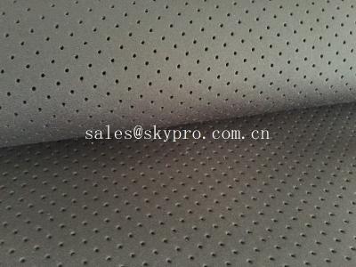 China Perforated neoprene / airprene fabric roll OF SBR SCR CR Material for sale