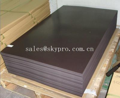 China 0.2-10mm thick black self adhesive magnetic rubber sheet Smooth Surface for sale