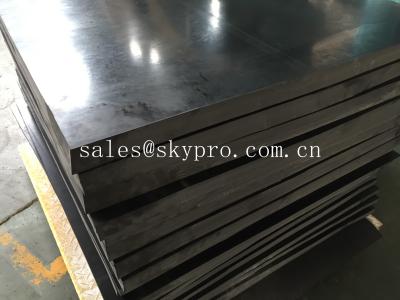 中国 SBR のゴム製版シートの黒ゴム製板 80mm 最高の厚い 販売のため
