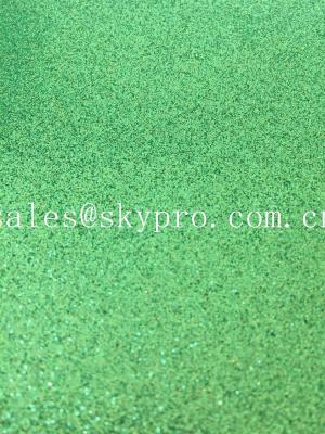 China Green Anti - UV  Glitter EVA Foam Rubber Sole Sheet Soft 1mm Thickness Deversified Colors Embossed Plastic Sheet Roll for sale