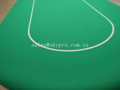 China Pôquer dobrável feito sob encomenda esteira de tabela de borracha de jogo sentida do pôquer do casino da esteira de tabela à venda
