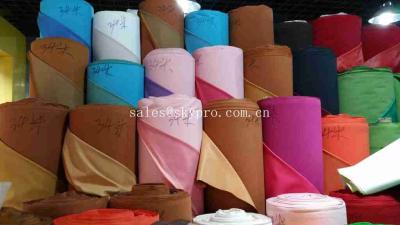China Cuero sintético 100% de la PU para el cuero de la tapicería de la ropa del sofá con imitación de cuero de impresión grabada en relieve del cuero de Rexine en venta