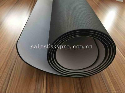 China 3mm Thick Black Body Trainning Exercise Fitness Workout Yoga Pilates Mat Exercise NBR Yoga Mats for Fitness for sale