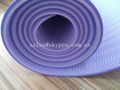 China Material del caucho natural de la estera de la yoga de la prenda impermeable de la protección del medio ambiente para la gimnasia en venta