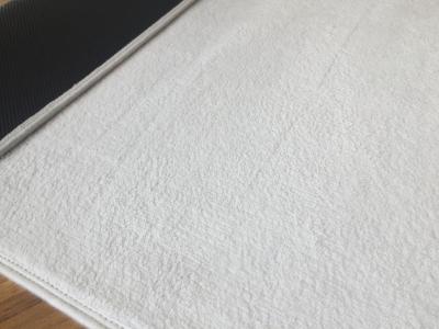中国 反疲労のSoftextileの珊瑚のビロードの天然ゴムの支持された印刷できる絨毯を敷いた床のマット 販売のため
