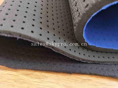 China 2mm Perforated Airprene Neoprene Fabric Roll Foam Fabric Sheet Breathable Waterproof for sale