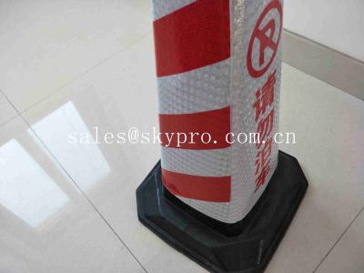China No Parking Traffic Cones PE Warning Cones Reflective Flexible Safety Barriers for sale