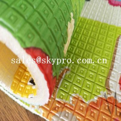 China Eco cartoon baby foam play mat washable XPE cute play mat for kids indoor play for sale