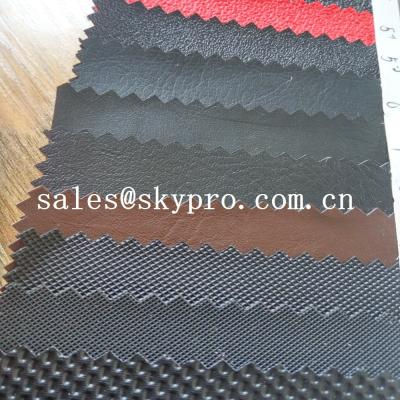 China Couro sintético durável do PVC para couro do plutônio do teste padrão do banco de carro e do sofá o vário à venda