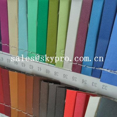 China Material de couro sintético de alta qualidade do plutônio para sapatas com teste padrão amarrotado à venda