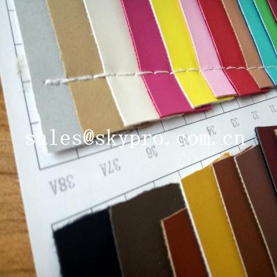 China 1mm Thick PU Synthetic Leather Wear Resistence Custom embossed PVC Leather Vinyl Fabric for sale