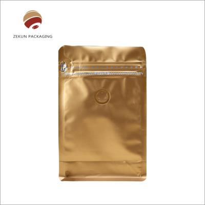 China 250g Capacity Gravure Printing Heat Seal Coffee Bags Custom Design for sale