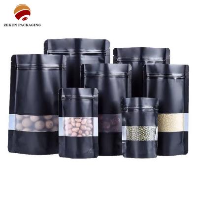 China Slider Closure Food Grade Stand Up Pouch Coffee Bags PET/AL/PE for sale