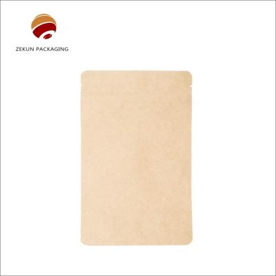 China Puncture Resistant Heat Sealable Paper Pouch Paper Standing Pouch for sale